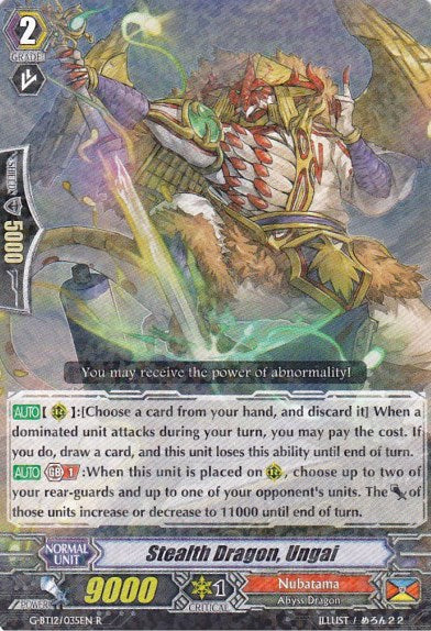Image of Stealth Dragon, Ungai (G-BT12/035EN) [Dragon King's Awakening]
