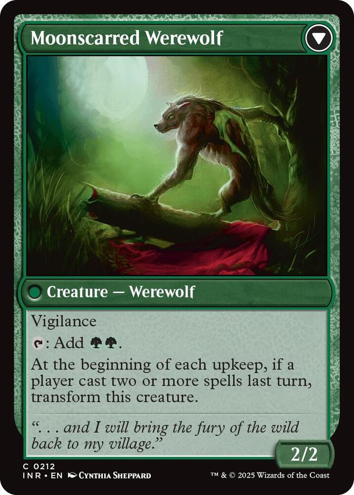 Image of Scorned Villager // Moonscarred Werewolf [Innistrad Remastered]