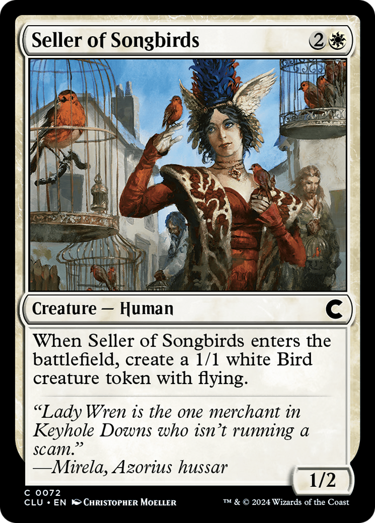 Image of Seller of Songbirds [Ravnica: Clue Edition]