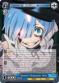 Image of Demon's Demeanor, Rem (RZ/S46-E067S SR) [Re:ZERO]
