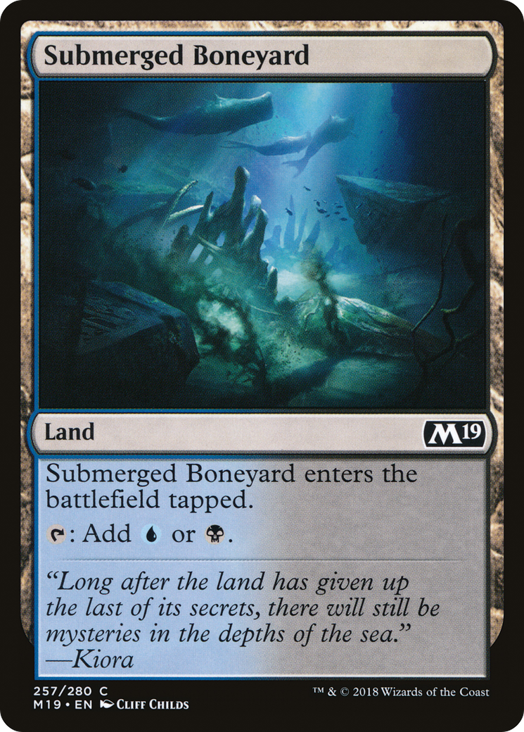 Image of Submerged Boneyard [Core Set 2019]