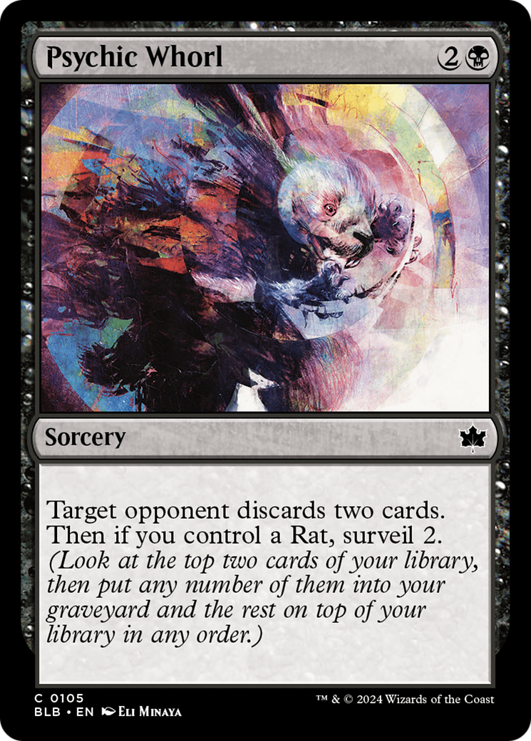 Image of Psychic Whorl [Bloomburrow]