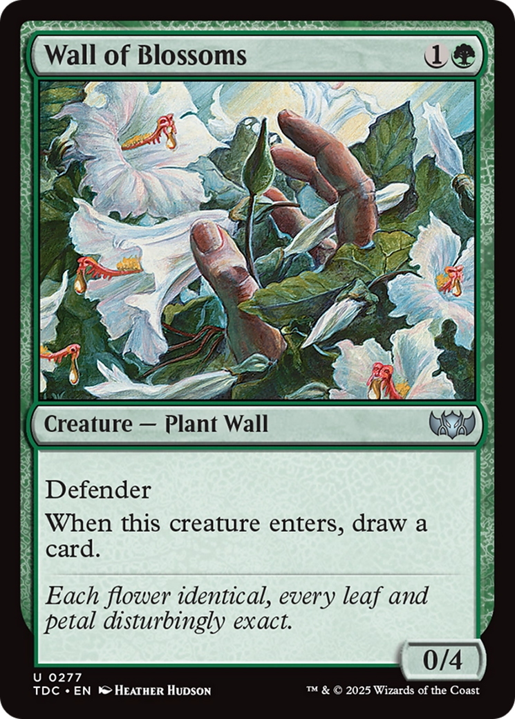 Image of Wall of Blossoms [Tarkir: Dragonstorm Commander]