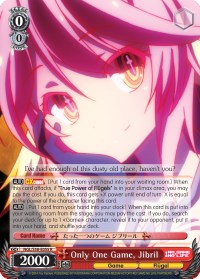 Image of Only One Game, Jibril (NGL/S58-E055 R) [No Game No Life]
