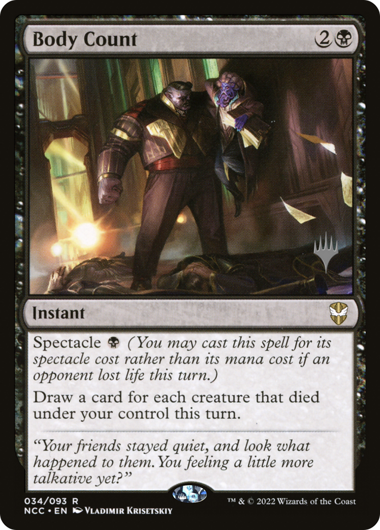 Image of Body Count (Promo Pack) [Streets of New Capenna Commander Promos]