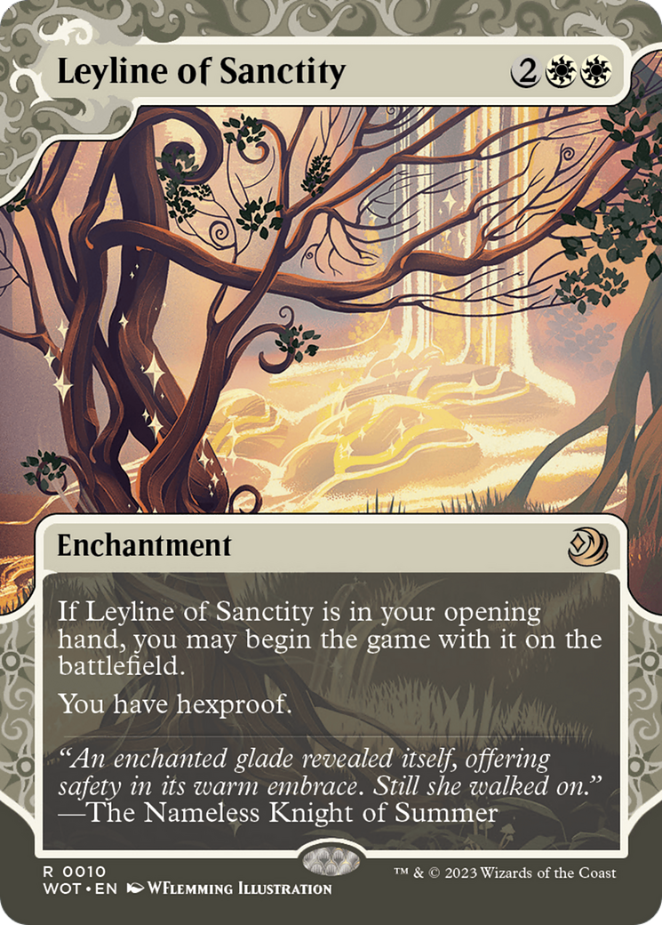 Image of Leyline of Sanctity [Wilds of Eldraine: Enchanting Tales]