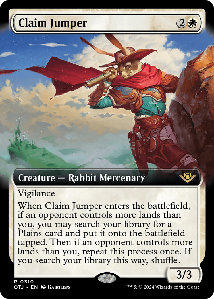 Image of Claim Jumper (Extended Art) [Outlaws of Thunder Junction]