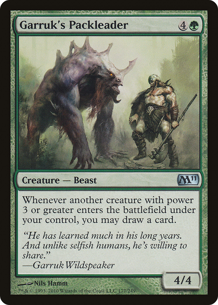 Image of Garruk's Packleader [Magic 2011]