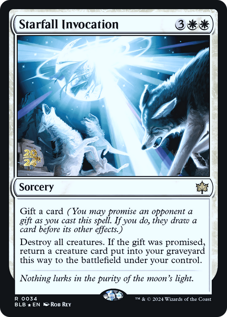 Image of Starfall Invocation [Bloomburrow Prerelease Promos]