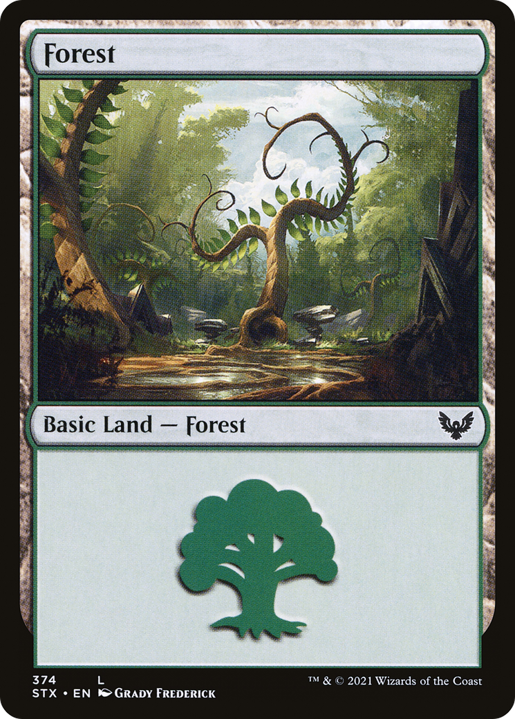Image of Forest (374) [Strixhaven: School of Mages]