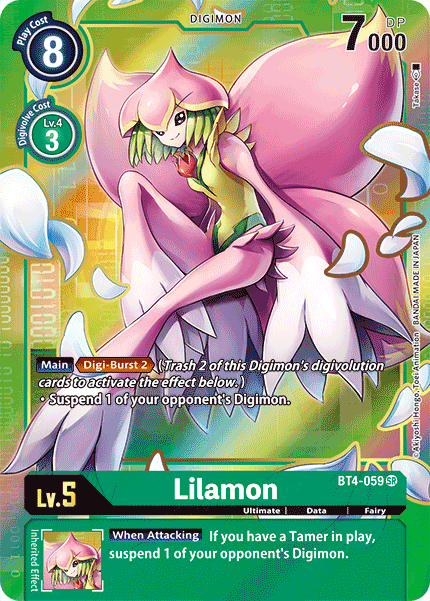 Image of Lilamon [BT4-059] (Alternate Art) [Great Legend]