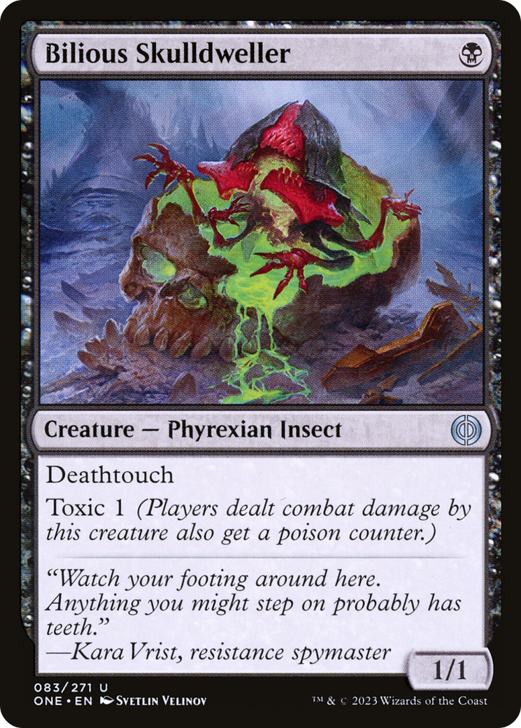 Image of Bilious Skulldweller [Phyrexia: All Will Be One]