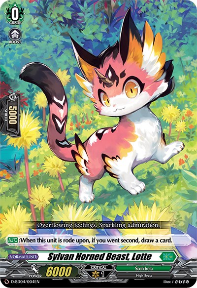 Image of Sylvan Horned Beast, Lotte (D-SD04/004EN) [Megumi Okura: Sylvan King]