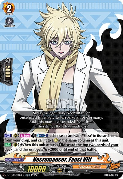 Image of Necromancer, Faust VIII (D-TB03/032EN) [Shaman King]