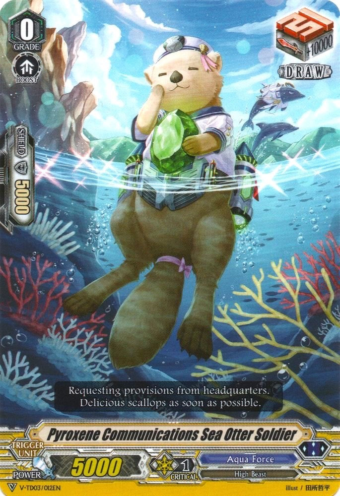 Image of Pyroxene Communications Sea Otter Soldier (V-TD03/012EN) [Leon Soryu]