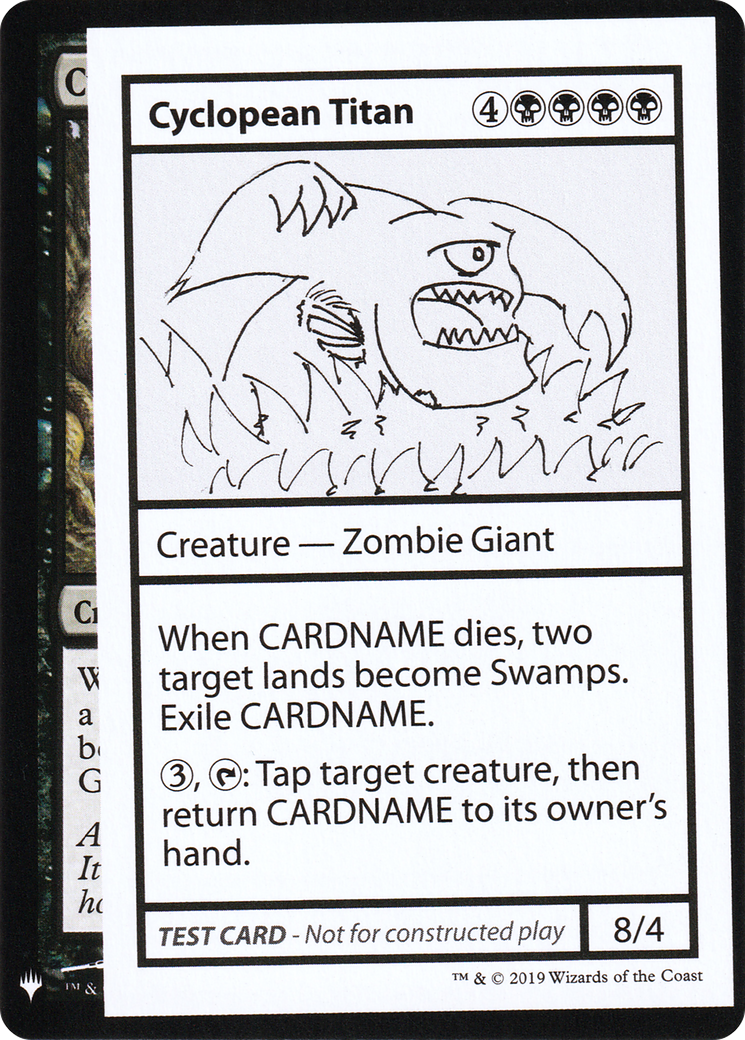 Image of Cyclopean Titan [Mystery Booster Playtest Cards]
