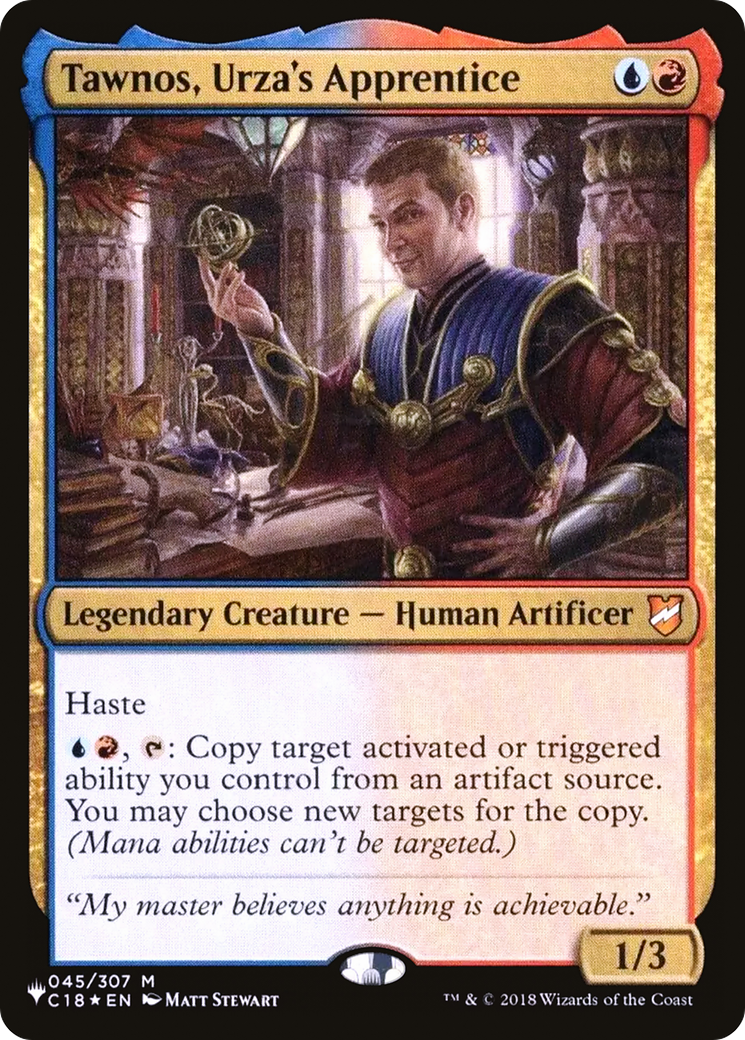 Image of Tawnos, Urza's Apprentice [The List]