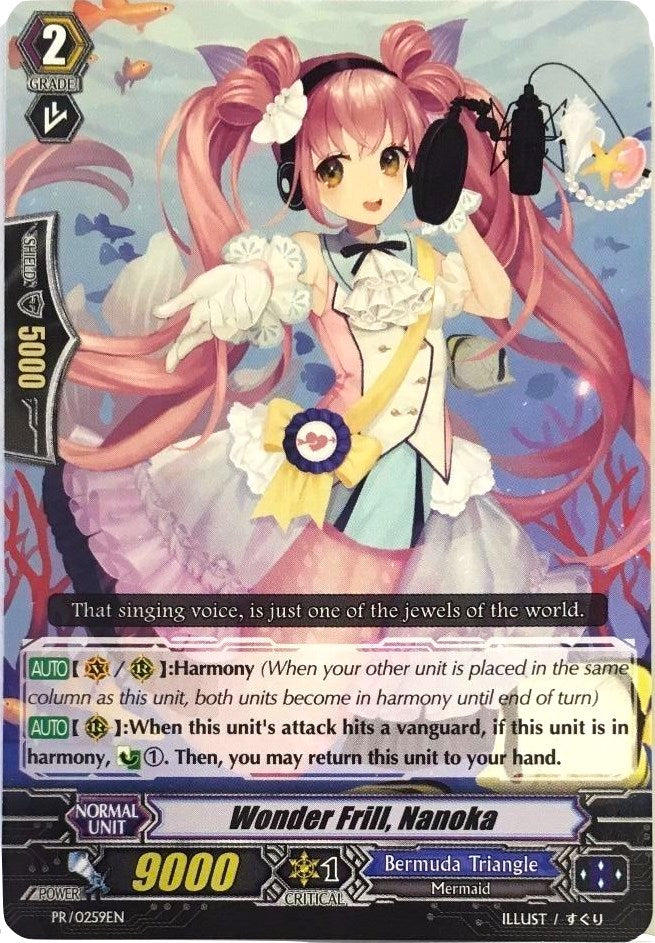 Image of Wonder Frill, Nanoka (PR/0259EN) [Promo Cards]