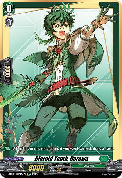 Image of Bioroid Youth, Rorowa (D-BT05/SP45EN) [Triumphant Return of the Brave Heroes]