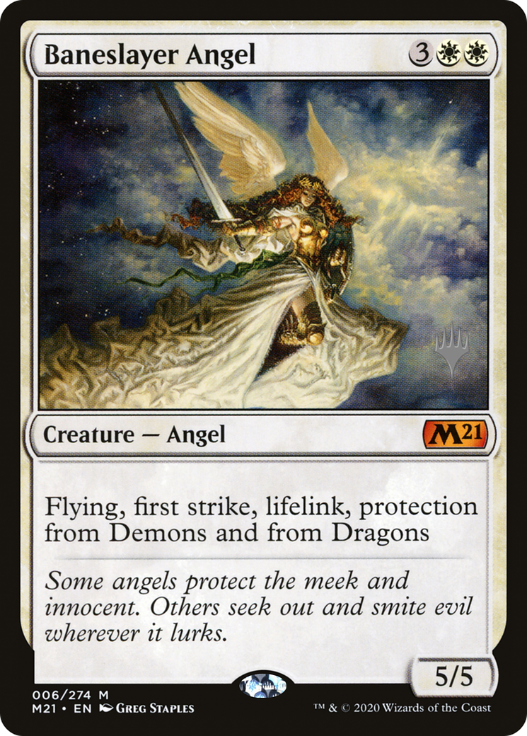 Image of Baneslayer Angel (Promo Pack) [Core Set 2021 Promos]