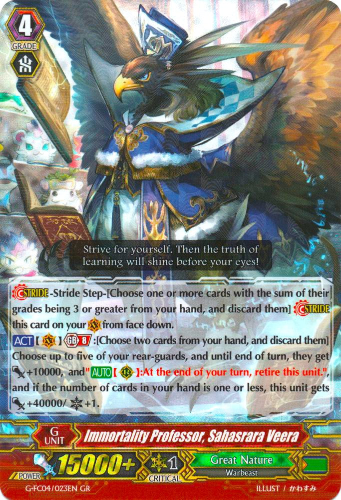 Image of Immortality Professor, Sahasrara Veera (G-FC04/023EN) [Fighters Collection 2017]