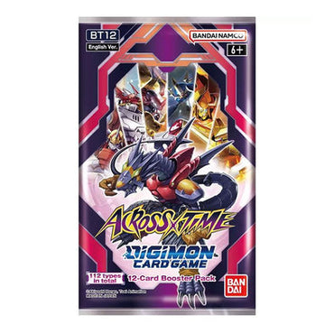 Across Time BOOSTER PACK DIGIMON CARD GAME