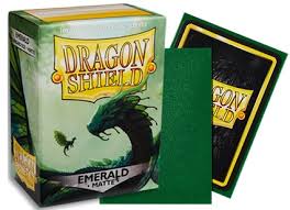 Image of Emerald Matte Sleeves Dragon Shield (STANDARD)