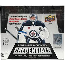 Image of 2024-25 Upper Deck Credentials Hockey Box (IN STORE ONLY READ DESCRIPTION)