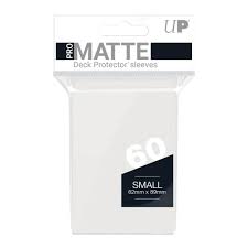 Image of Matte Ultra Pro Deck Protector Sleeves - Clear (Japanese)  [60 ct]
