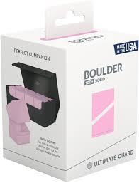 Image of ULIMATE GUARD DECK BOX BOULDER 100+ PASTEL SOLID CANDY PINK