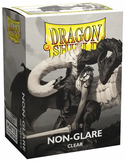 Image of Non-Glare Clear Sleeves Dragon Shield (STANDARD)