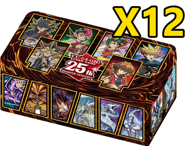 Yu-Gi-Oh! 25th Anniversary Dueling Heroes Tin (CASE OF 12)