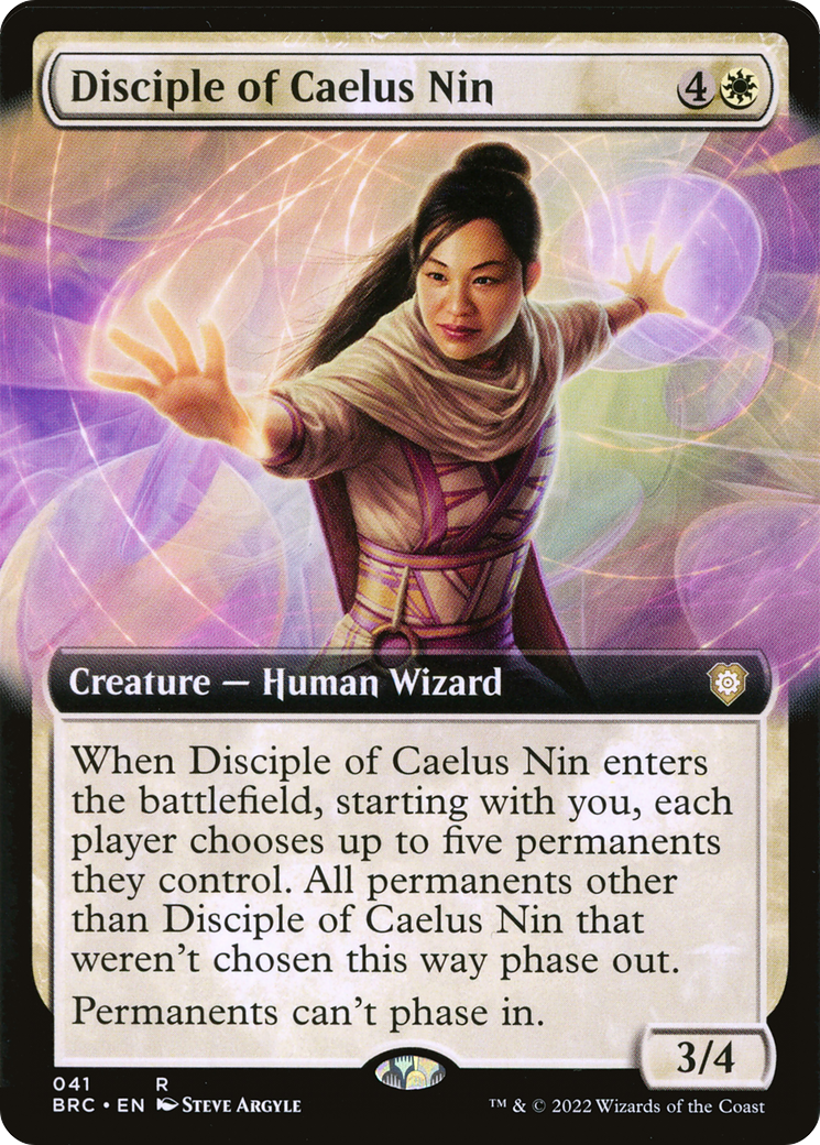 Image of Disciple of Caelus Nin (Extended Art) [The Brothers' War Commander]