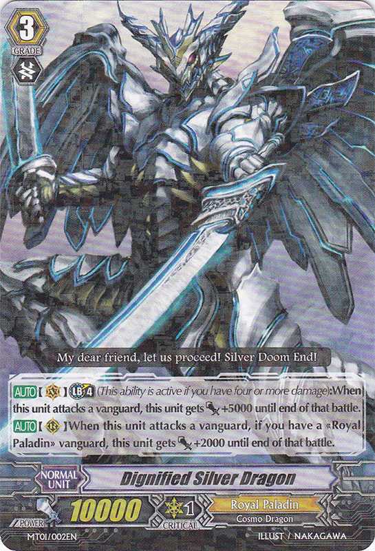 Image of Dignified Silver Dragon (Foil) (MT01/002EN) [Mega Trial Deck 1: Rise to Royalty]