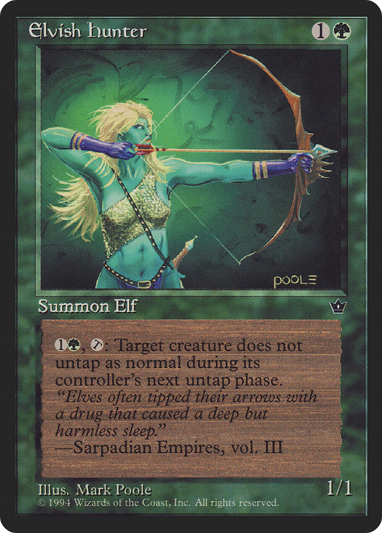 Image of Elvish Hunter (Mark Poole) [Fallen Empires]