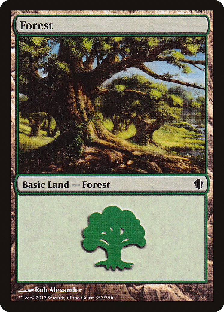 Image of Forest (353) [Commander 2013]