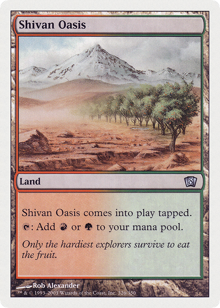 Image of Shivan Oasis [Eighth Edition]