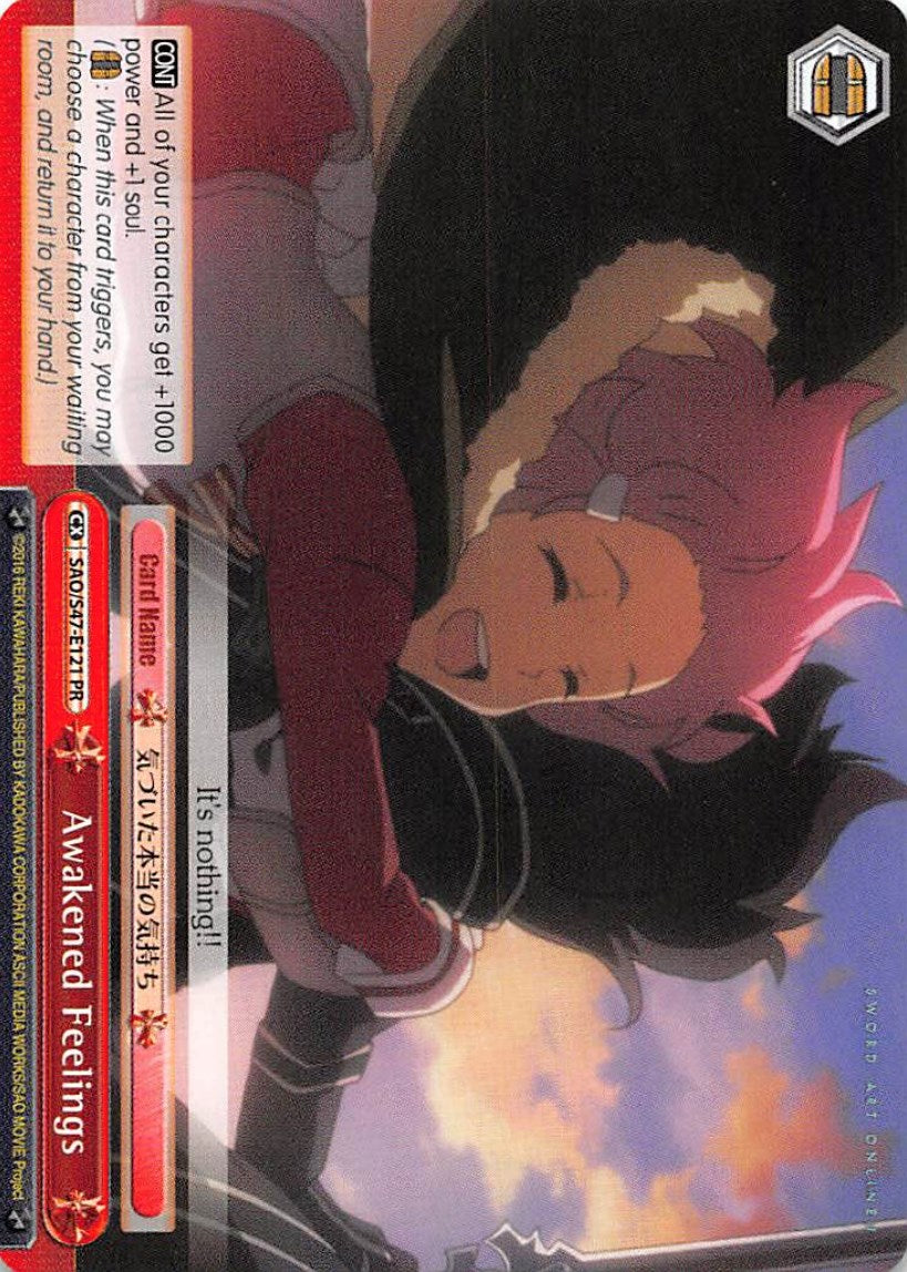 Image of Awakened Feelings - SAO/S47-E121 PR (SAO/S47-E121 PR) (Promo) [Sword Art Online Re: Edit]