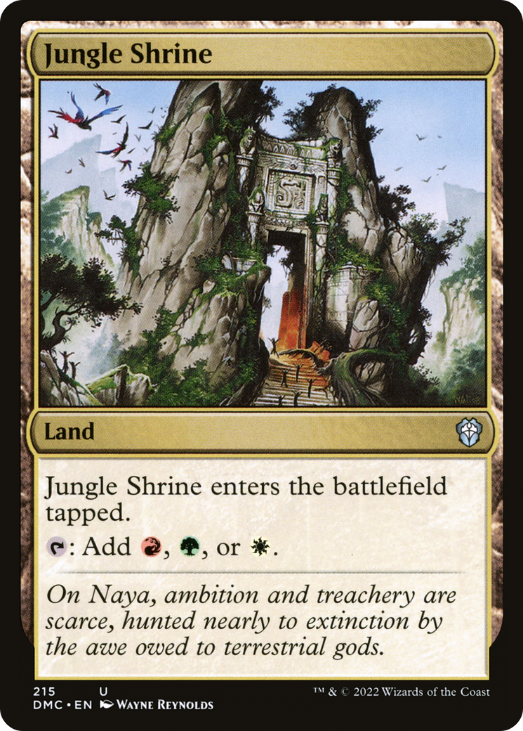 Image of Jungle Shrine [Dominaria United Commander]