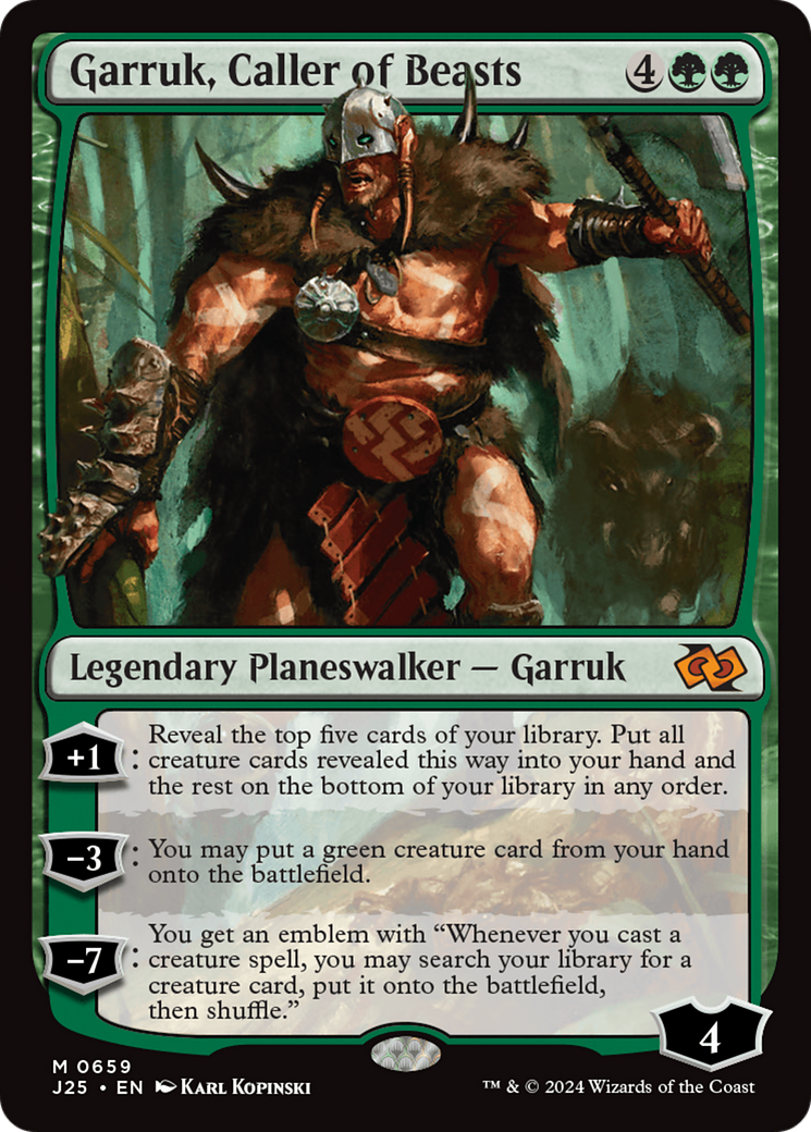 Image of Garruk, Caller of Beasts [Foundations Jumpstart]