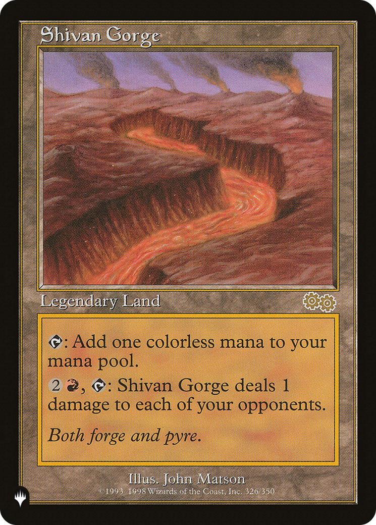Image of Shivan Gorge [The List]