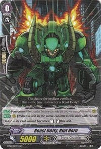 Image of Beast Deity, Riot Horn (BT10/092EN) [Triumphant Return of the King of Knights]