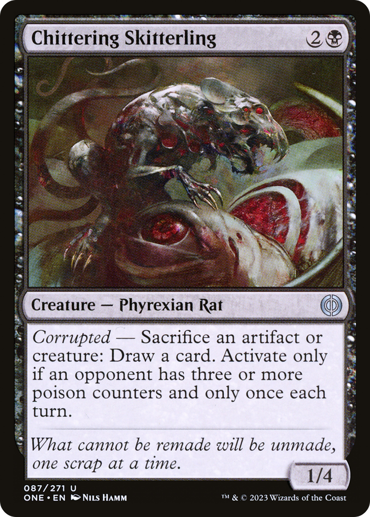 Image of Chittering Skitterling [Phyrexia: All Will Be One]