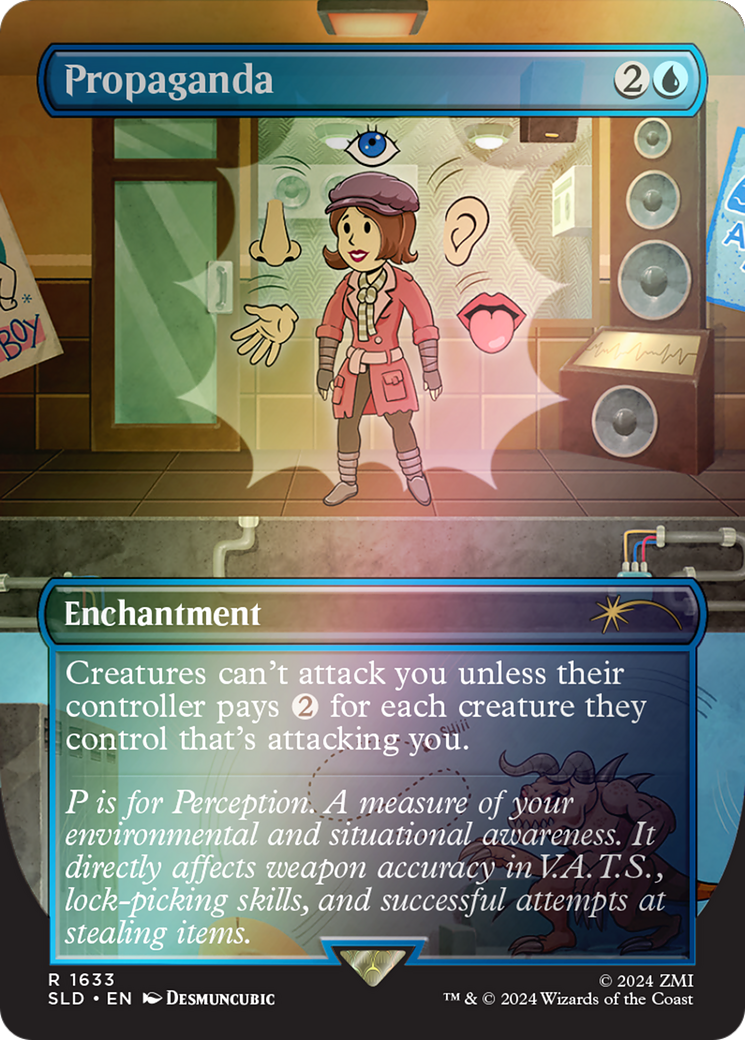 Image of Propaganda (1633) (Rainbow Foil) [Secret Lair Drop Series]