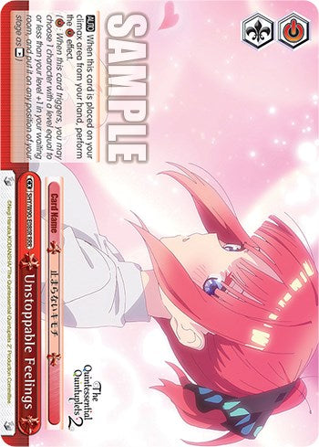 Image of Unstoppable Feelings (5HY/W90-E080R RRR) [The Quintessential Quintuplets 2]