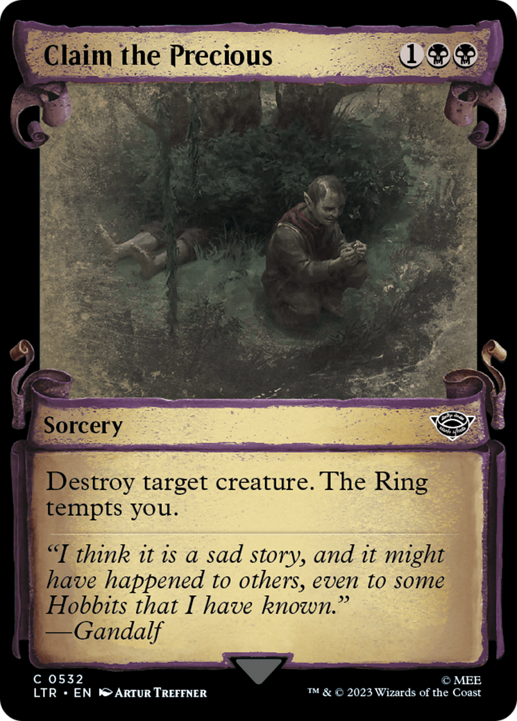 Image of Claim the Precious [The Lord of the Rings: Tales of Middle-Earth Showcase Scrolls]
