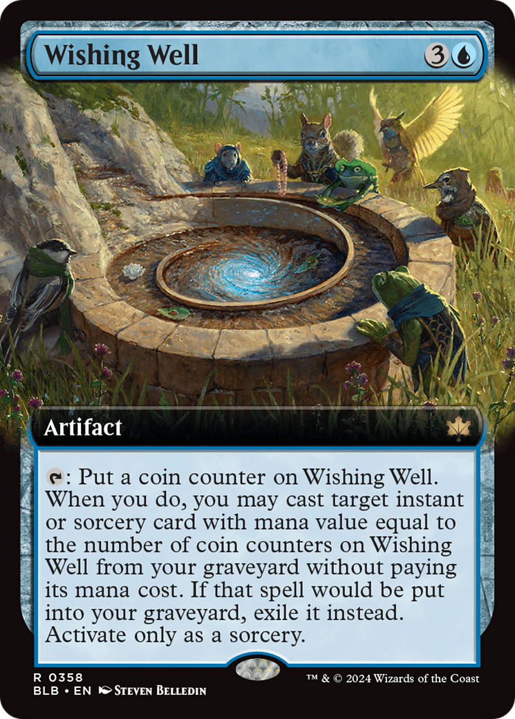 Image of Wishing Well (Extended Art) [Bloomburrow]