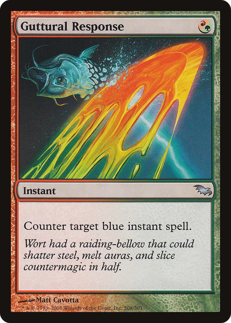 Image of Guttural Response [Shadowmoor]