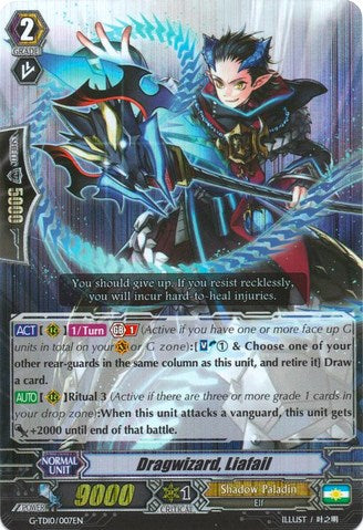 Image of Dragwizard, Liafail (RRR) (G-TD10/007EN) [Ritual of Dragon Sorcery]