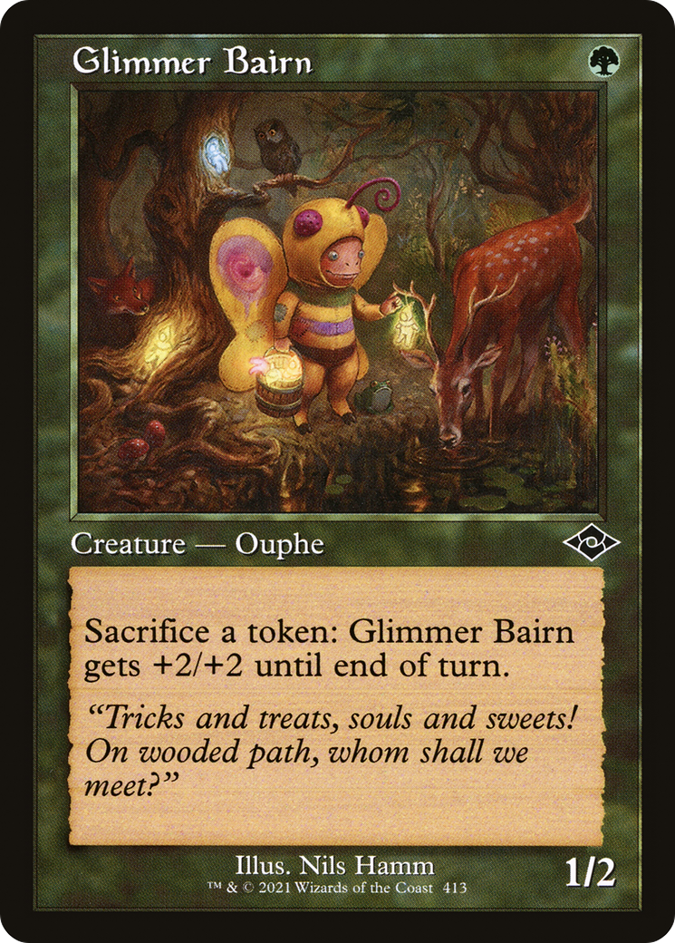 Image of Glimmer Bairn (Retro Frame) (MH2-413) - Modern Horizons 2 Etched Foil